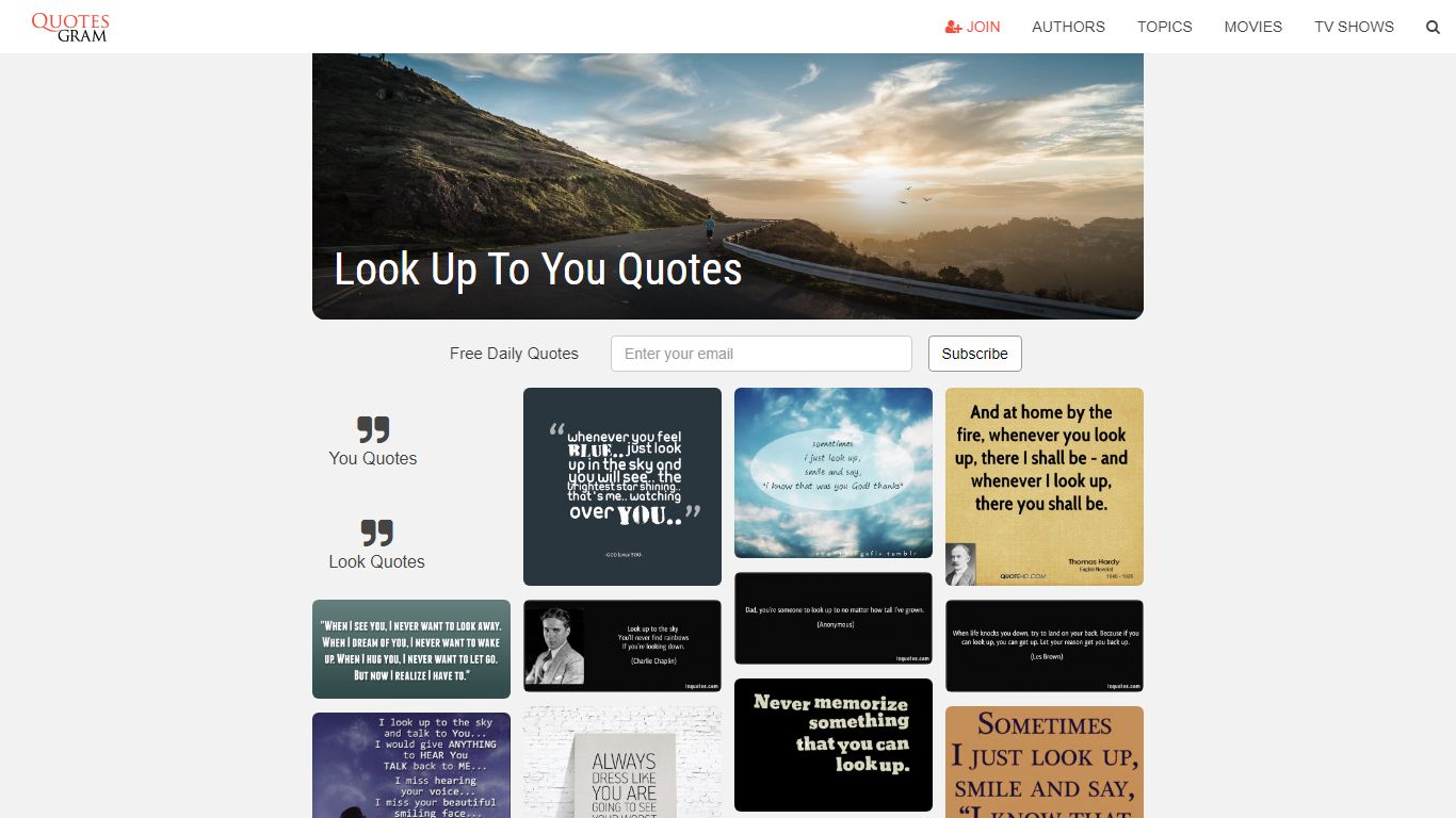 Look Up To You Quotes. QuotesGram